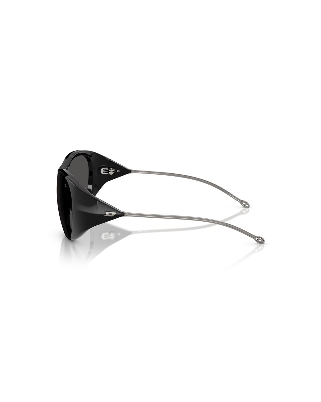 DIESEL Black Dl3003 501/87 Sunglasses Injected Round Normal