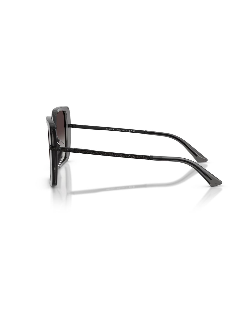 Jimmy Choo Black Jc5048Ju 50788G Sunglasses Acetate Squared Normal Shaded