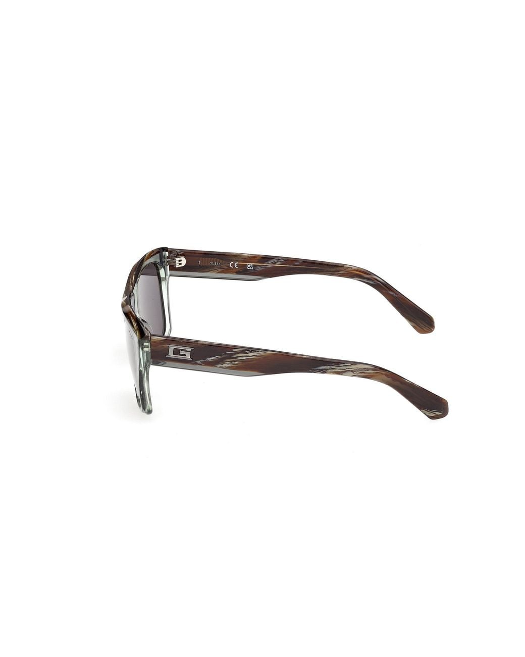 Guess Gray Gu00368 96A Sunglasses Acetate Smoke Squared Normal for men