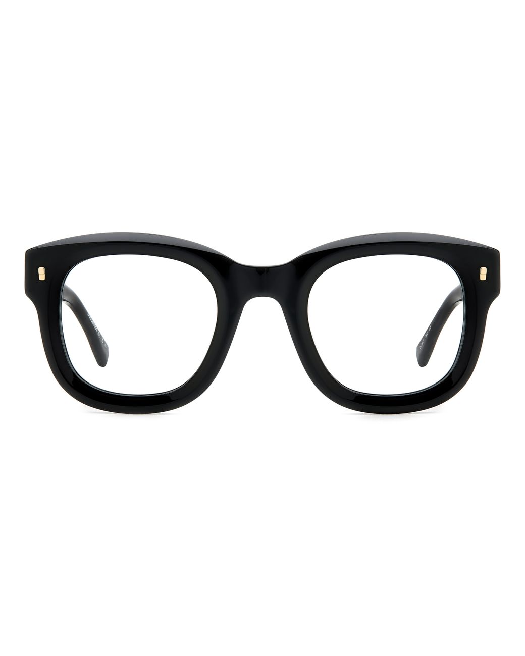 DSquared² Black D2 0091 2M2 Optical Frames Plastic Squared for men