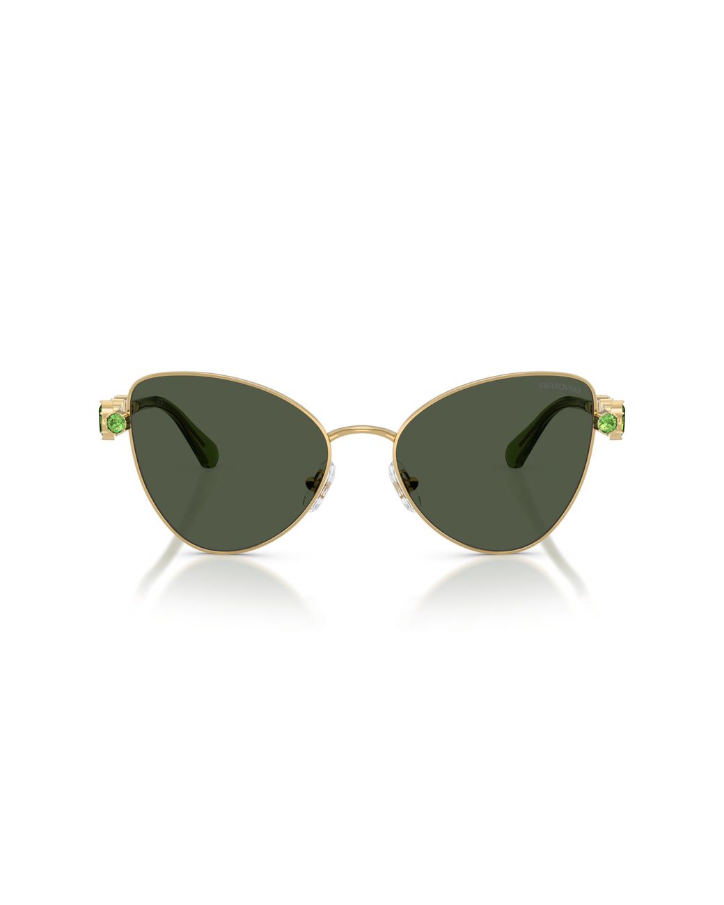 Swarovski Green Sk7034 404G82 Sunglasses Metal Butterfly Normal