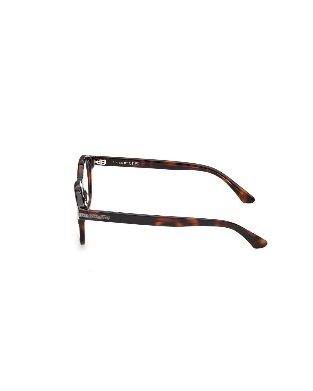Web Black We5482 52 Optical Frames Acetate Geometric Normal for men