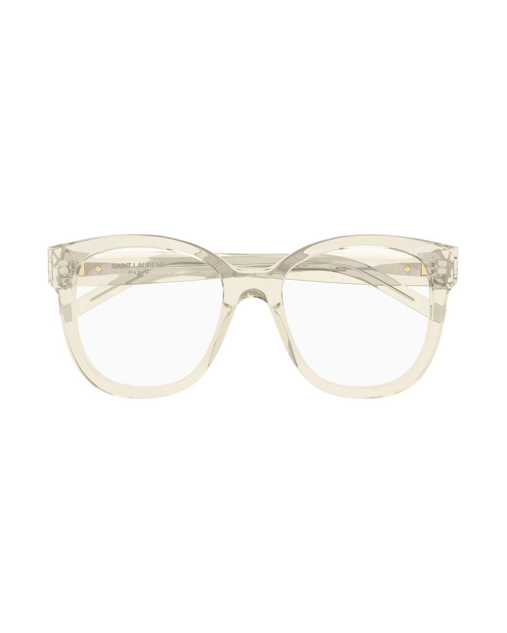 Saint Laurent Black Sl M97 009 Optical Frames Acetate Transparent Squared