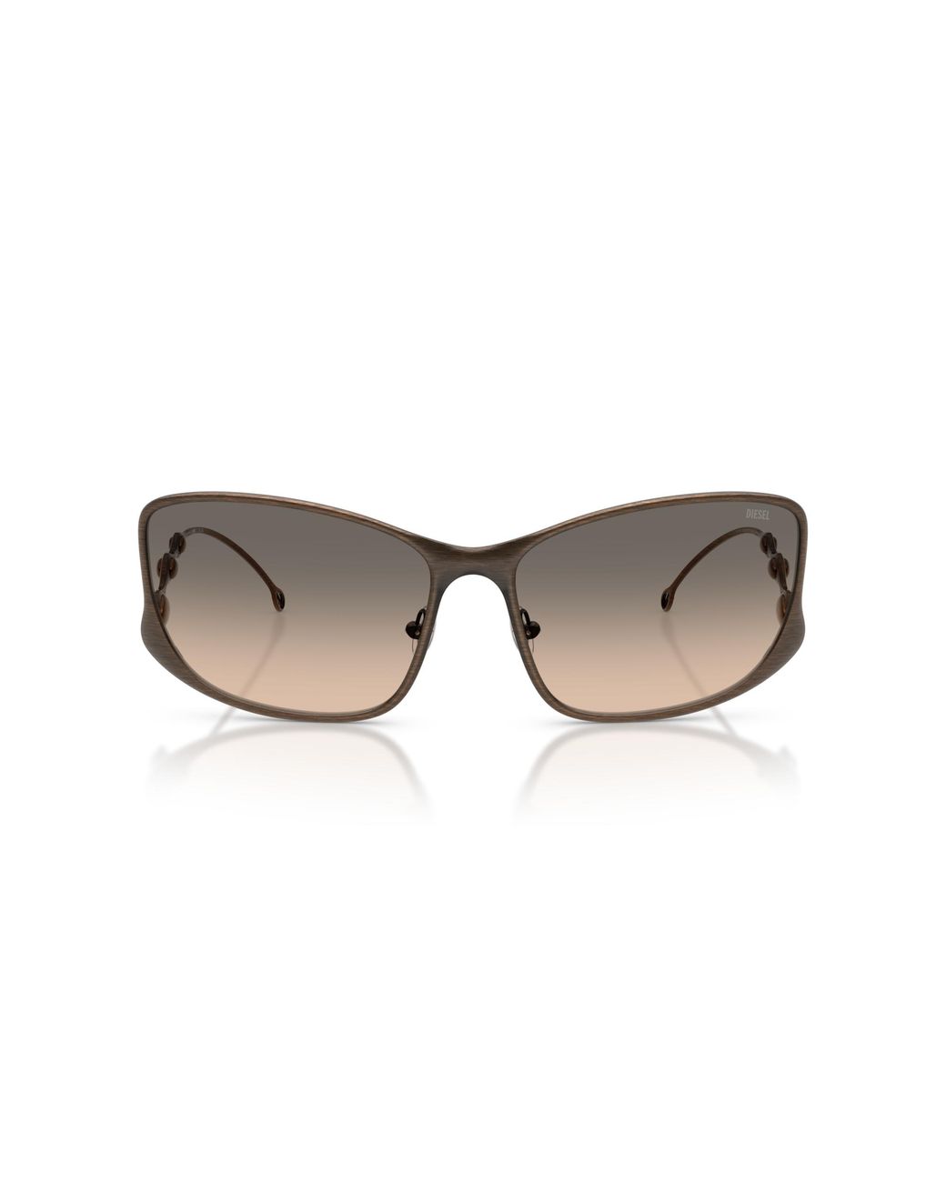 DIESEL Black Dl1013 1023I9 Sunglasses Metal Pillow Normal Shaded