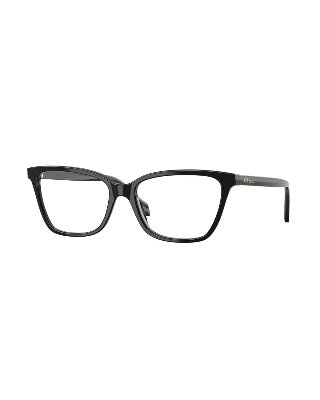 Versace Black Ve3398 Gb1 Optical Frames Acetate Transparent Cat Eye Normal
