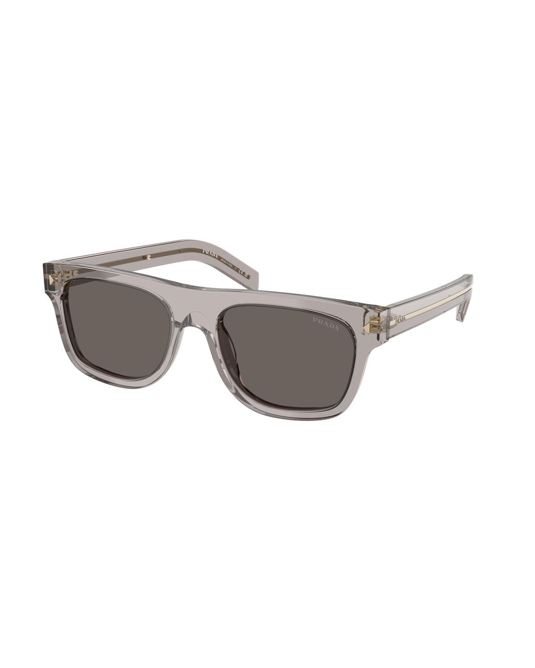 Prada Black Pr B12S 10J70Z Sunglasses Acetate Pillow Normal for men