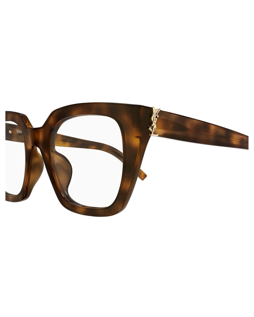 Saint Laurent Black Sl M143 Opt 003 Optical Frames Acetate Transparent Cat Eye "Antiriflesso"
