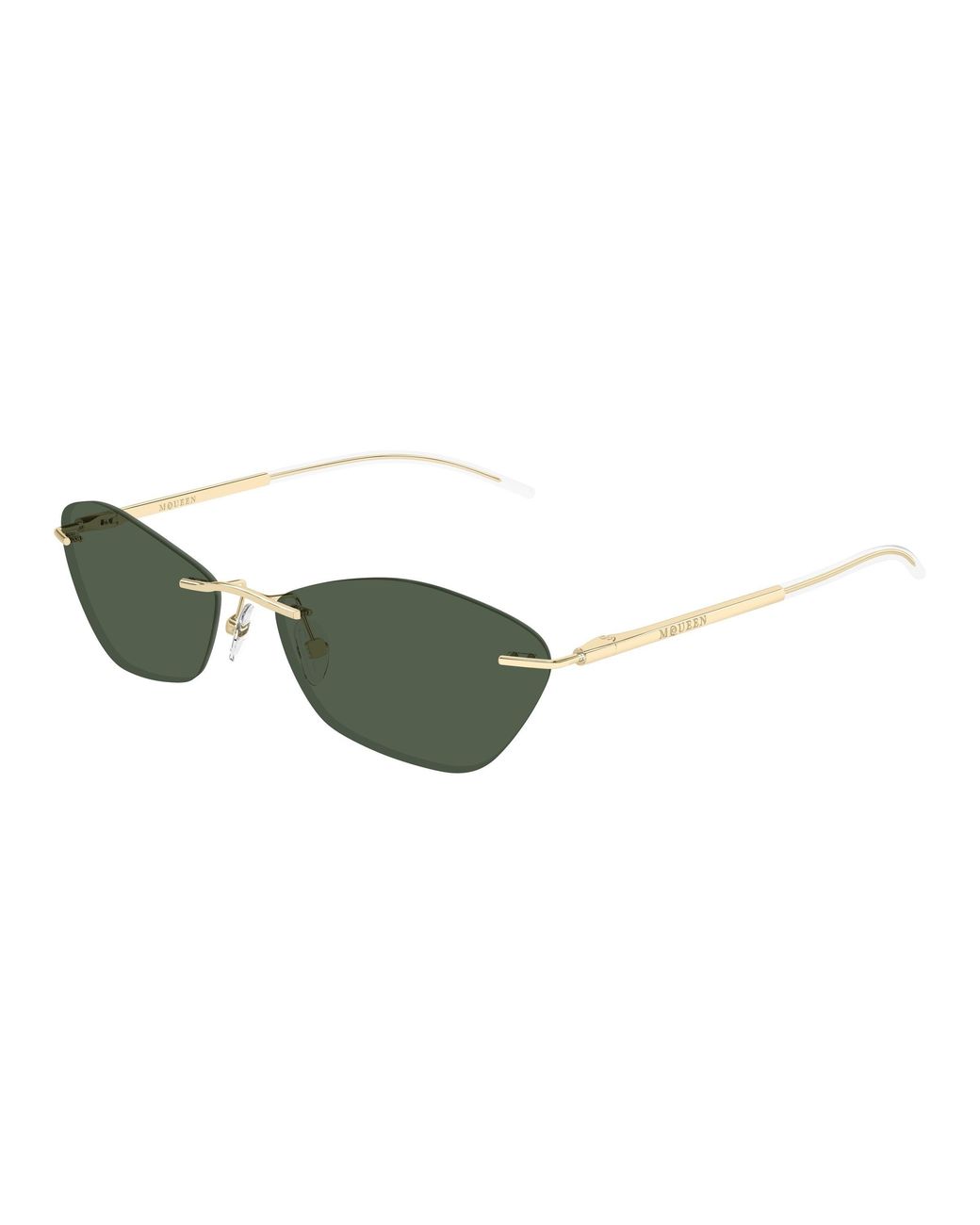 McQueen Black Am0525S 003 Sunglasses Acetate Geometric