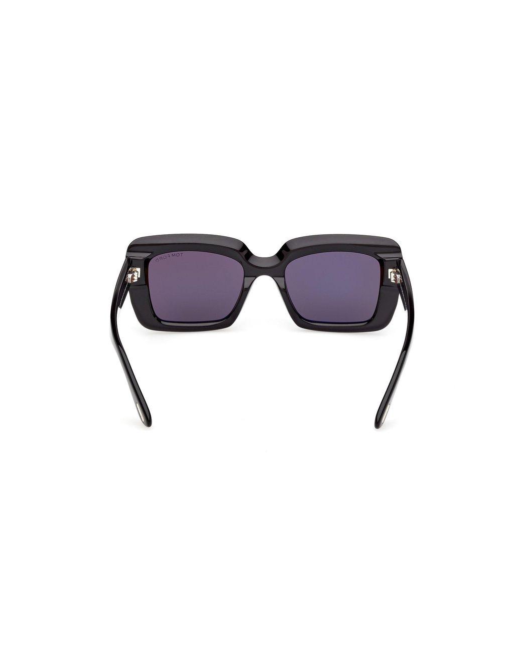 Tom Ford Black Ft1318 Leila-02 01A Sunglasses Acetate Smoke Squared Normal