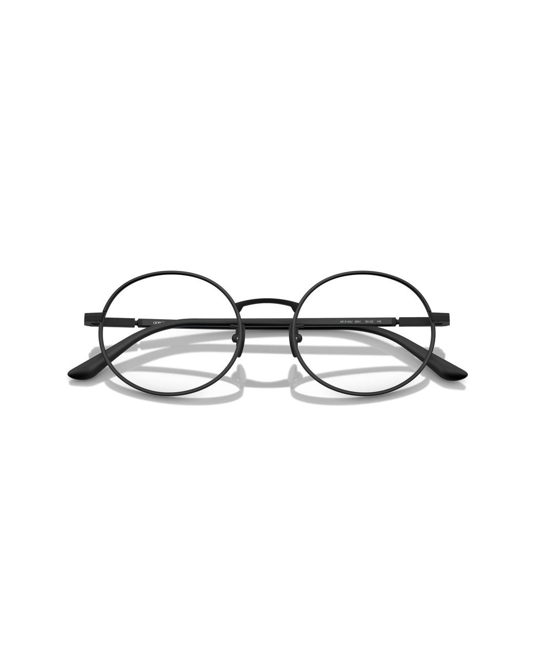 Giorgio Armani Black Ar5145J 3001 Optical Frames Steel Transparent Round Normal