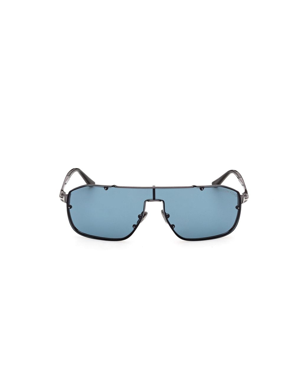 Tom Ford Blue Ft1411 Rock-02 08V Sunglasses Metal Pilot Normal for men