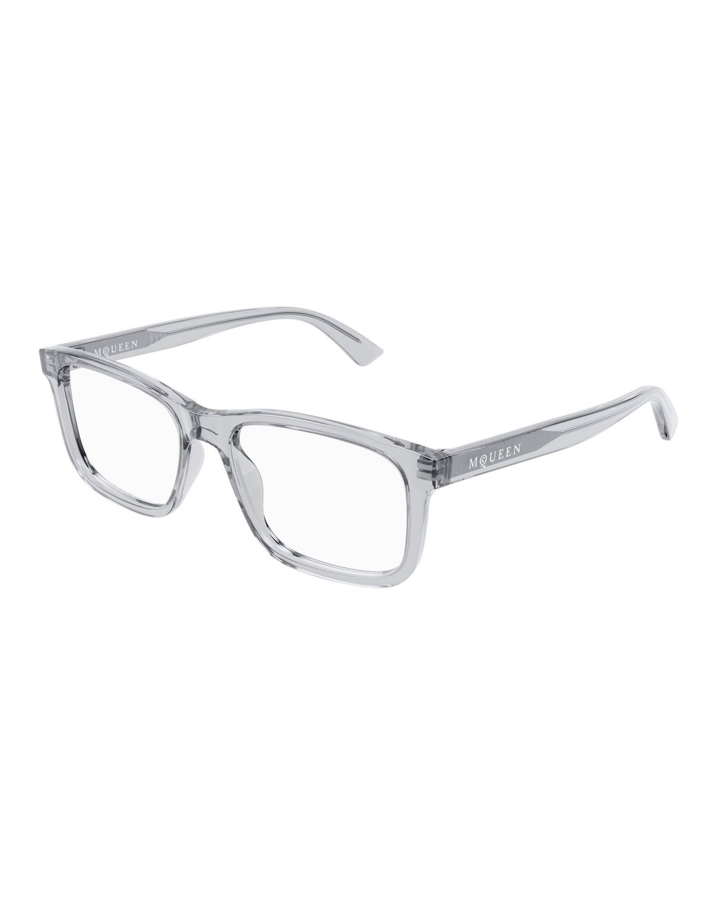 McQueen Black Am0486O 009 Optical Frames Acetate Squared for men