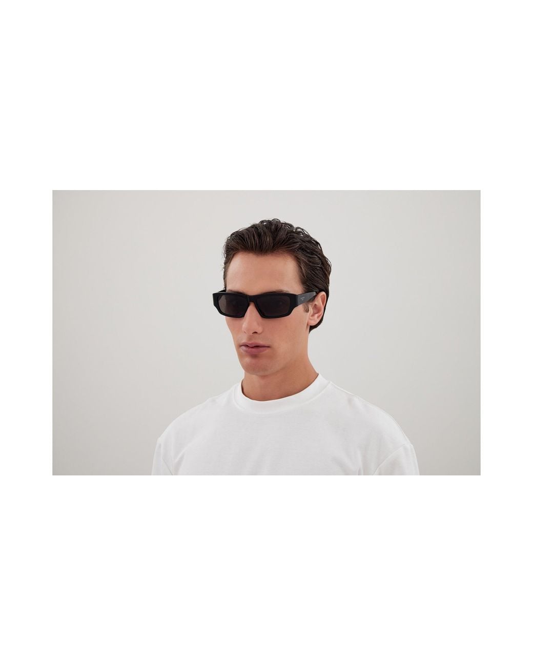Balenciaga Black Bb0366S 001 Sunglasses Acetate Squared for men