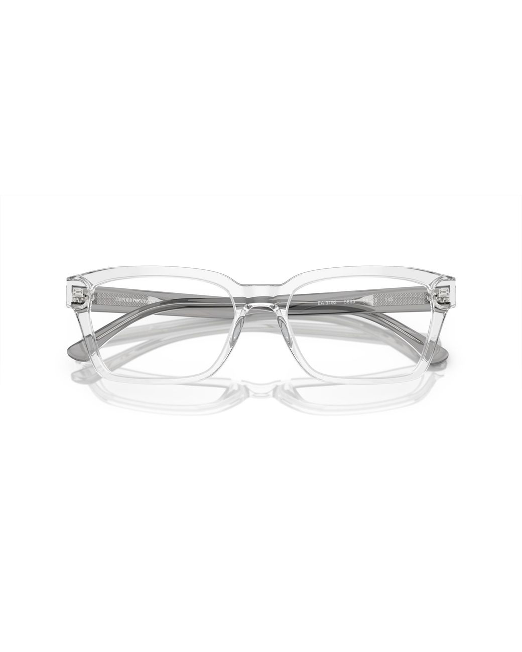 Emporio Armani Black Ea3192 5883 Optical Frames Acetate Squared Normal for men