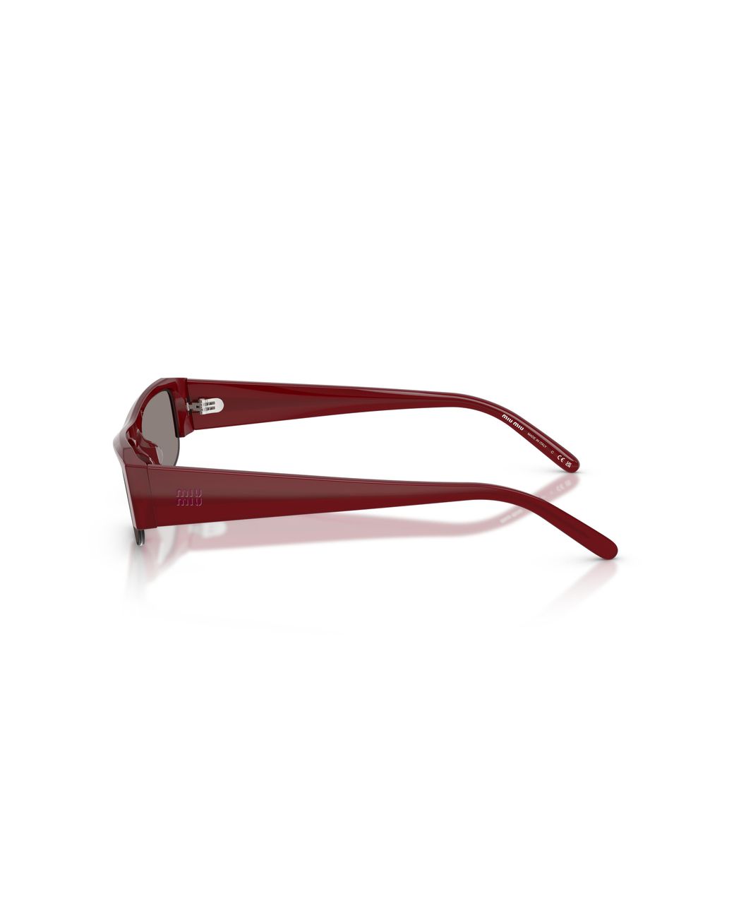 Miu Miu Black Mu B07S 21I80Q Sunglasses Acetate Squared Normal