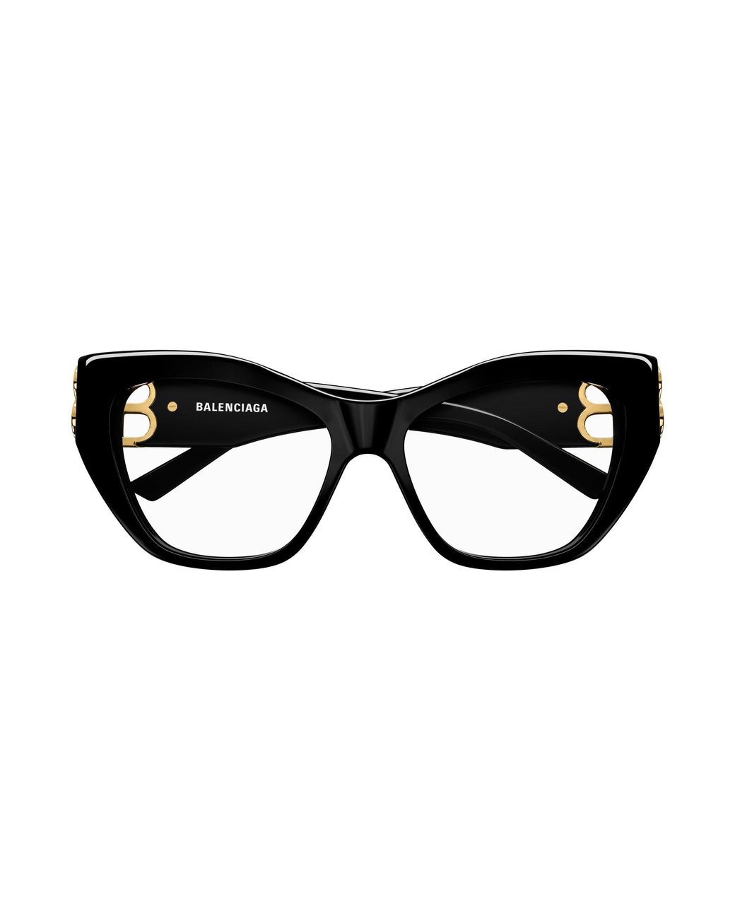 Balenciaga Black Bb0312O 001 Optical Frames Acetate Cat Eye