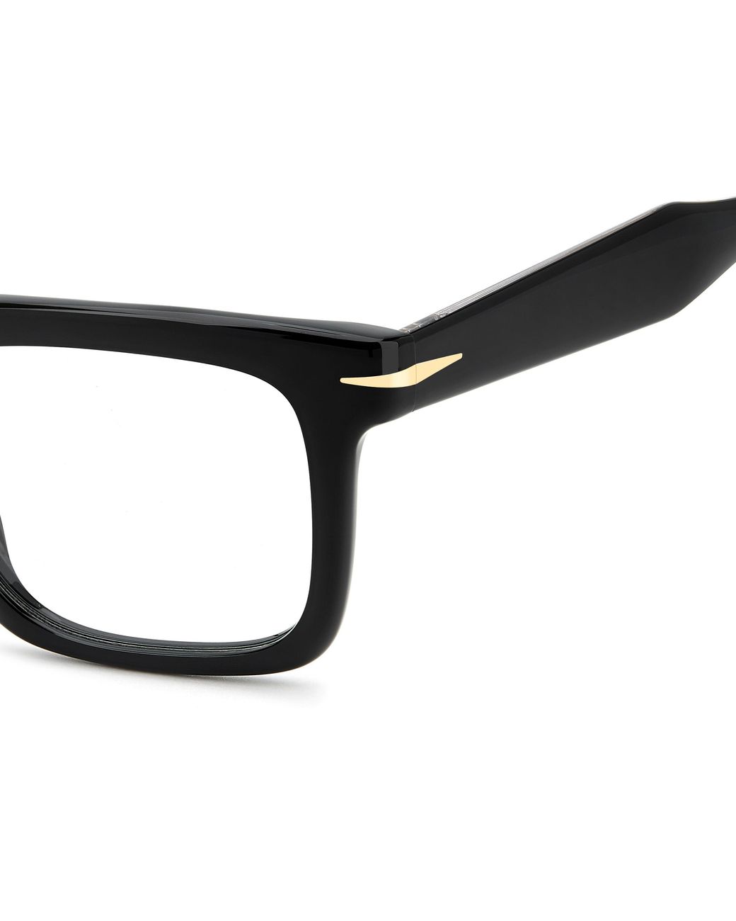 David Beckham Black Db 1237 807 Optical Frames Acetate Squared Normal for men