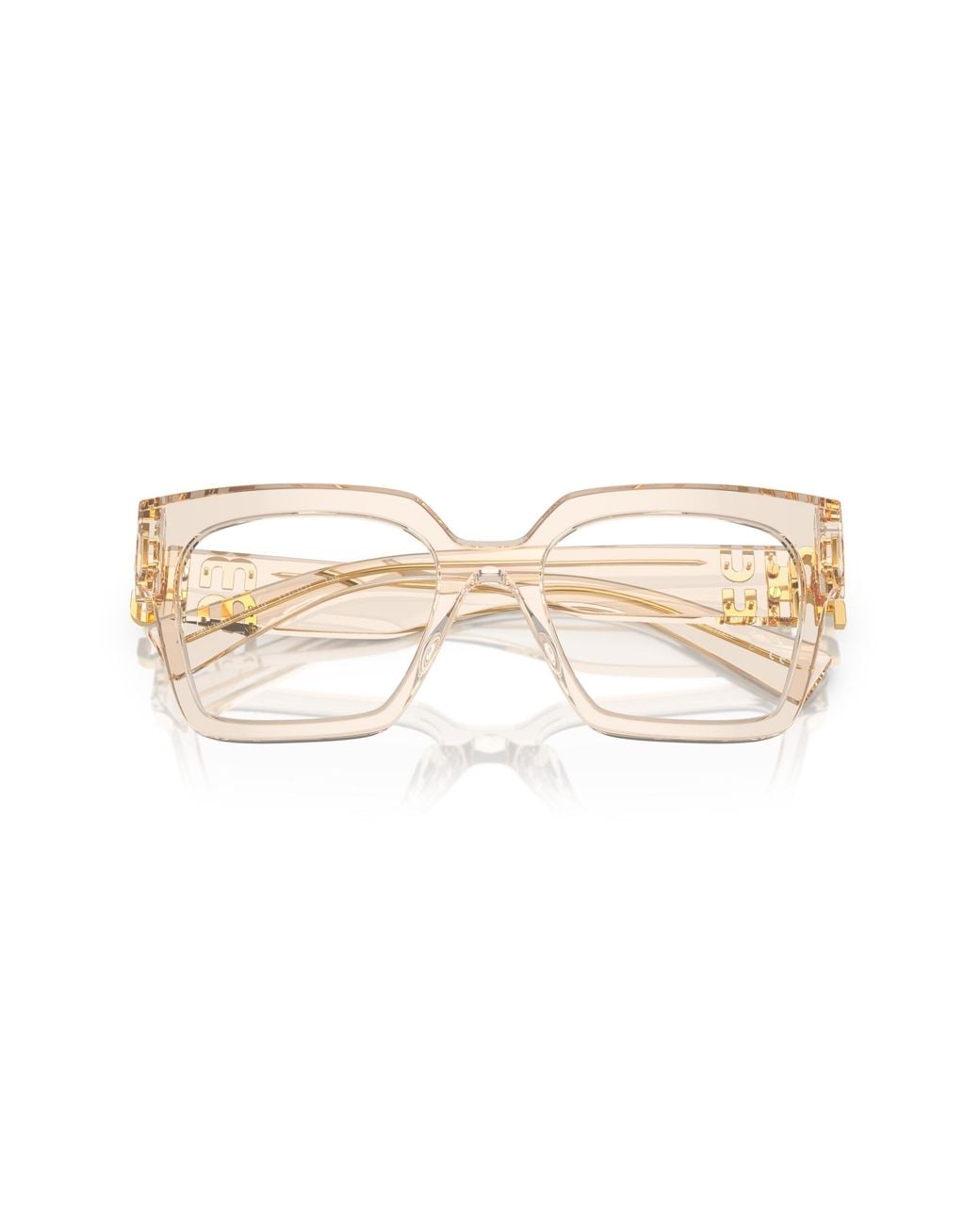 Miu Miu Black Mu 04Uv 11T1O1 Optical Frames Acetate Squared Normal