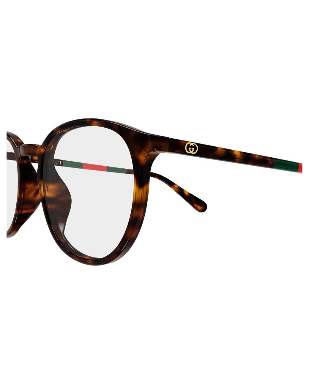 Gucci Black Gg2266Oa 002 Montature Da Vista Acetato Trasparente Rotonda