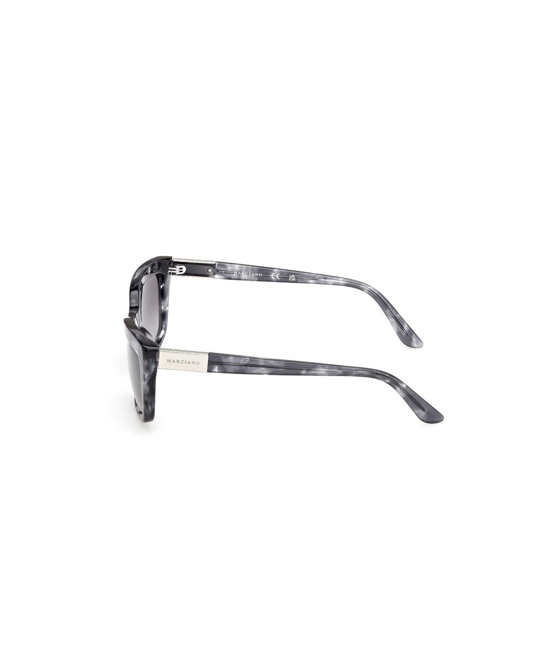 Guess Black Gm00044 20B Sunglasses Acetate Smoke Squared Normal