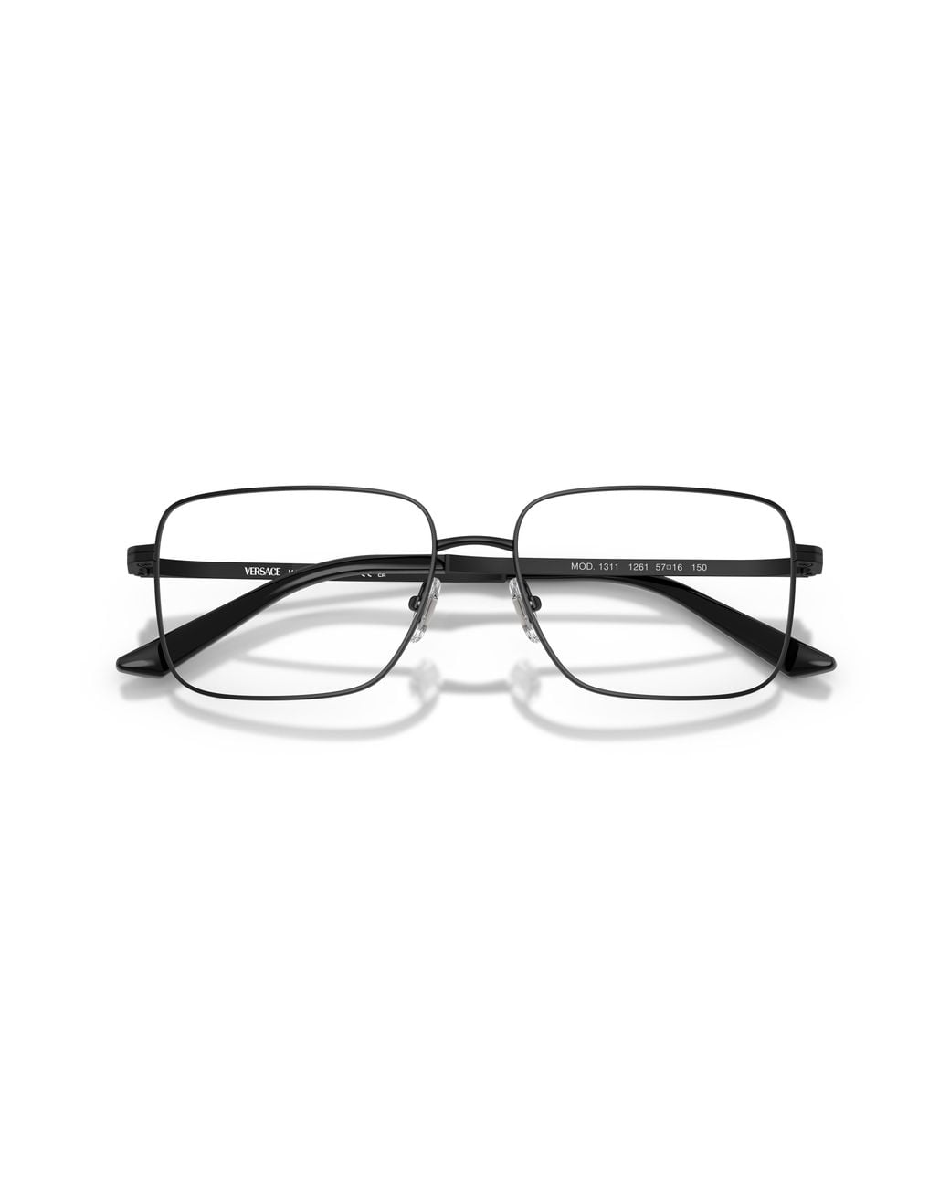 Versace Black Ve1311 1261 Optical Frames Metal Pillow Normal for men