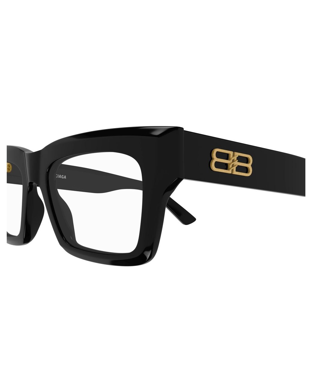 Balenciaga Black Bb0240O 001 Optical Frames Acetate Squared