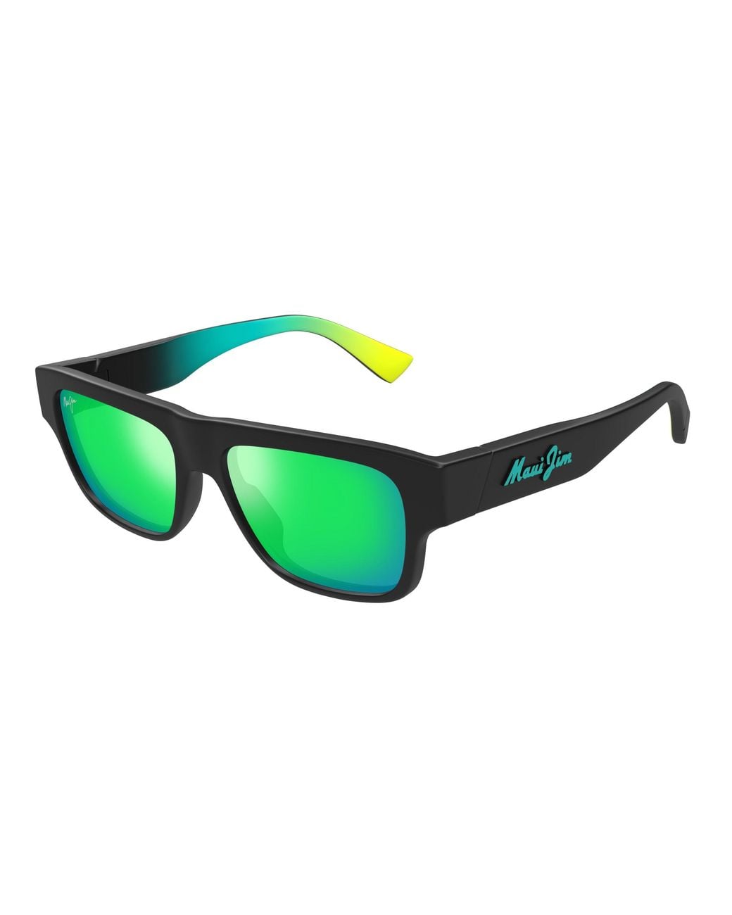 Maui Jim Green Mj0638S 004 Occhiali Da Sole Bio-Iniettato Verde Squadrata