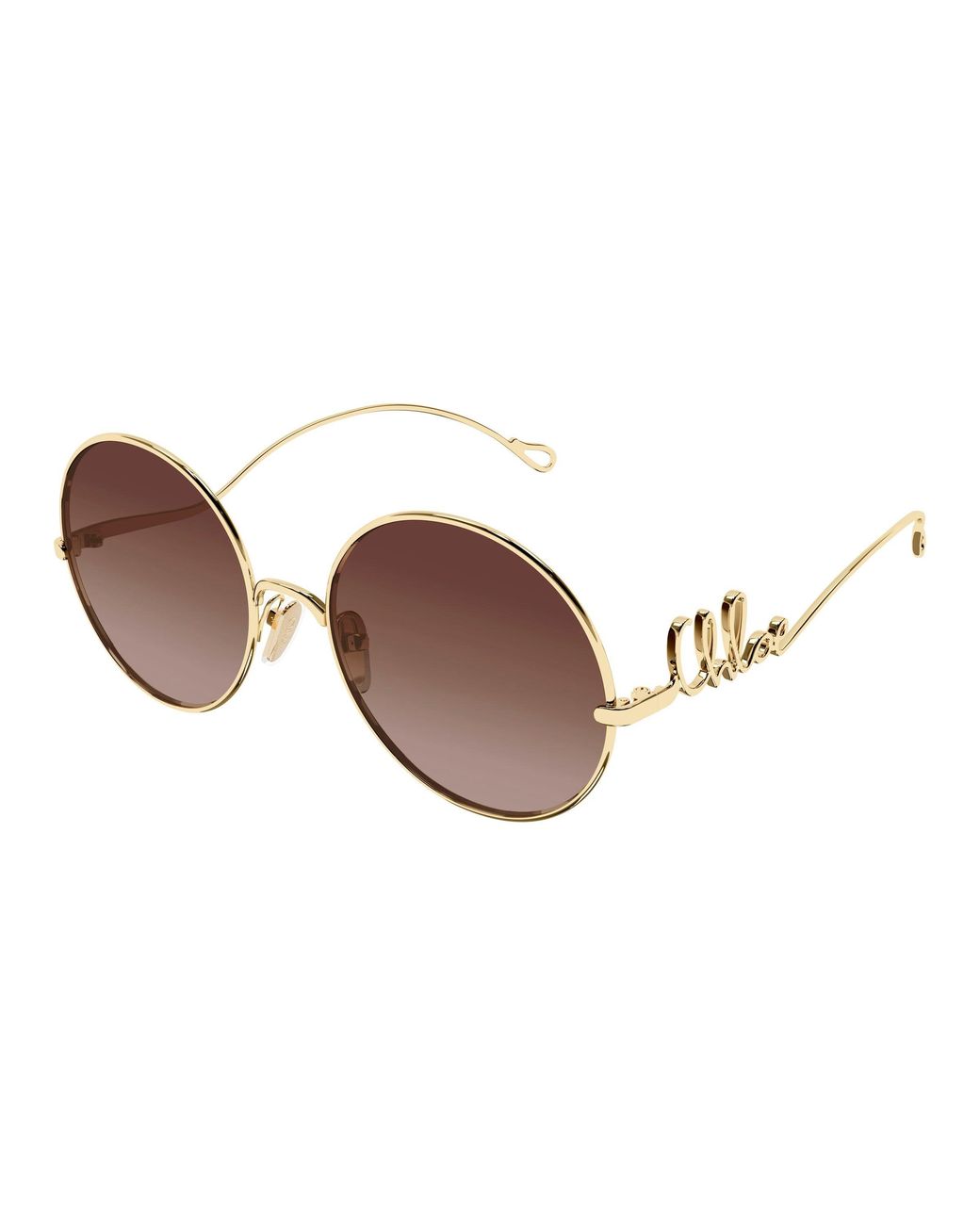 Chloé Black Ch0372S 001 Sunglasses Metal Round
