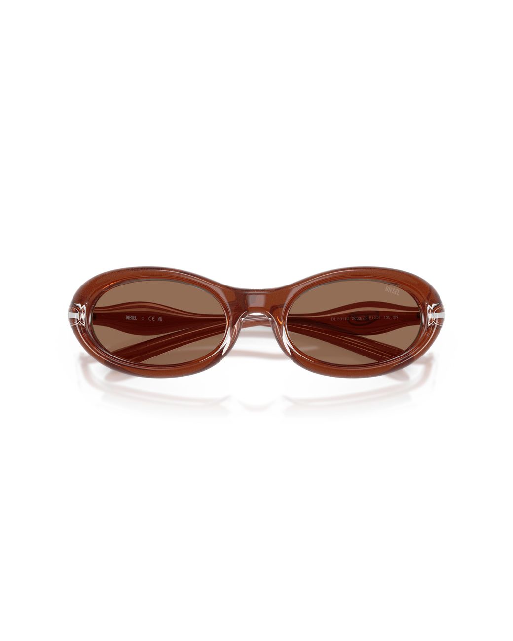 DIESEL Black Dl3011U 203373 Sunglasses Injected Round Normal