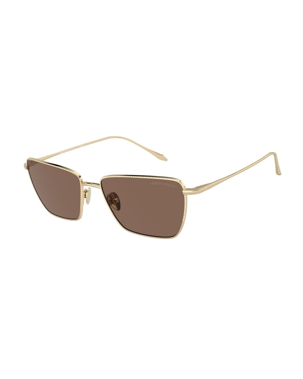 Giorgio Armani Black Ar6153 301373 Sunglasses Metal Squared Normal