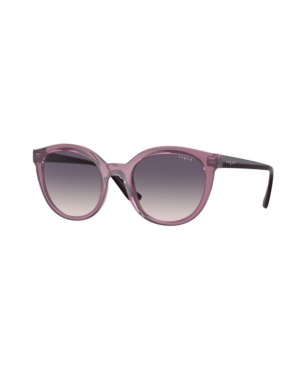 Vogue Eyewear Black Vo5427S 276136 Sunglasses Injected Round Normal Shaded