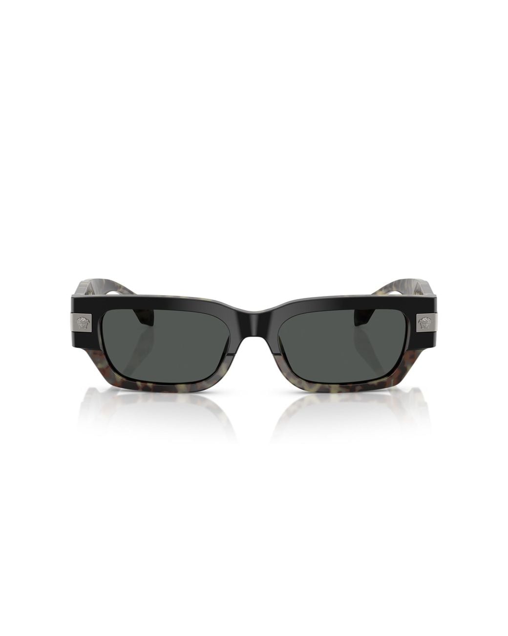Versace Black Ve4465 545687 Sunglasses Acetate Squared Normal for men