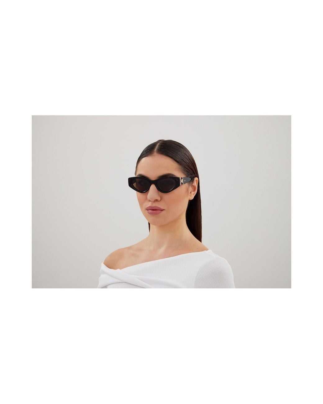 Chloé Black Ch0259S 002 Sunglasses Acetate Cat Eye