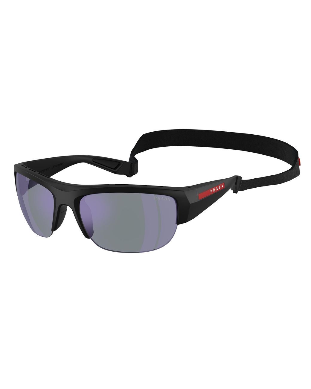 Prada Linea Rossa Black Ps A01S 1Bo10J Sunglasses Injected Pillow Normal for men