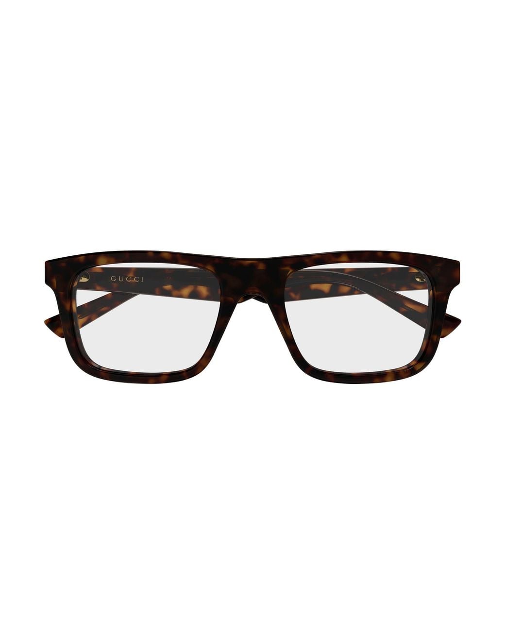 Gucci Black Gg2184O 002 Optical Frames Acetate Transparent Squared for men