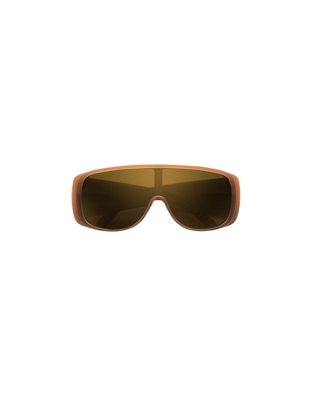 MM6 by Maison Margiela Black 5Vp Margiela Mm6 Mask Occhiali Da Sole Acetato Maschera Specchiato