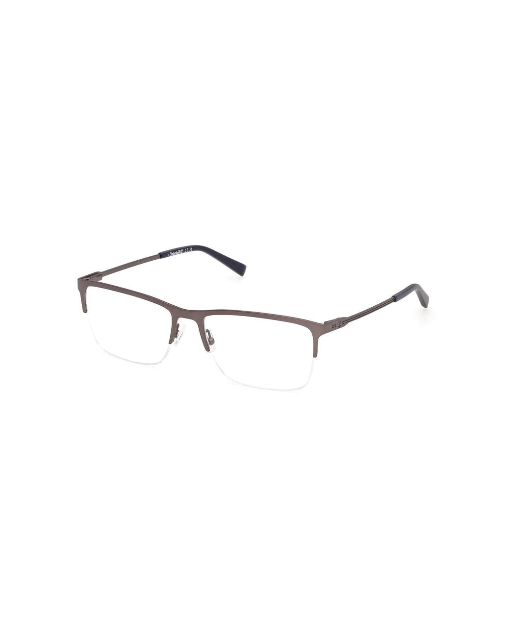 Timberland Black Tb50120 7 Optical Frames Metal Squared Normal for men