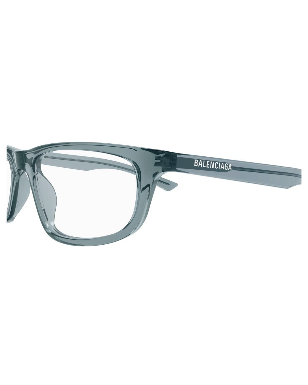 Balenciaga Black Bb0407O 004 Optical Frames Acetate Transparent Squared