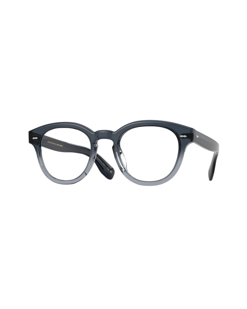 Oliver Peoples Black Ov5413U Cary Grant 1777 Optical Frames Acetate Transparent Round Normal