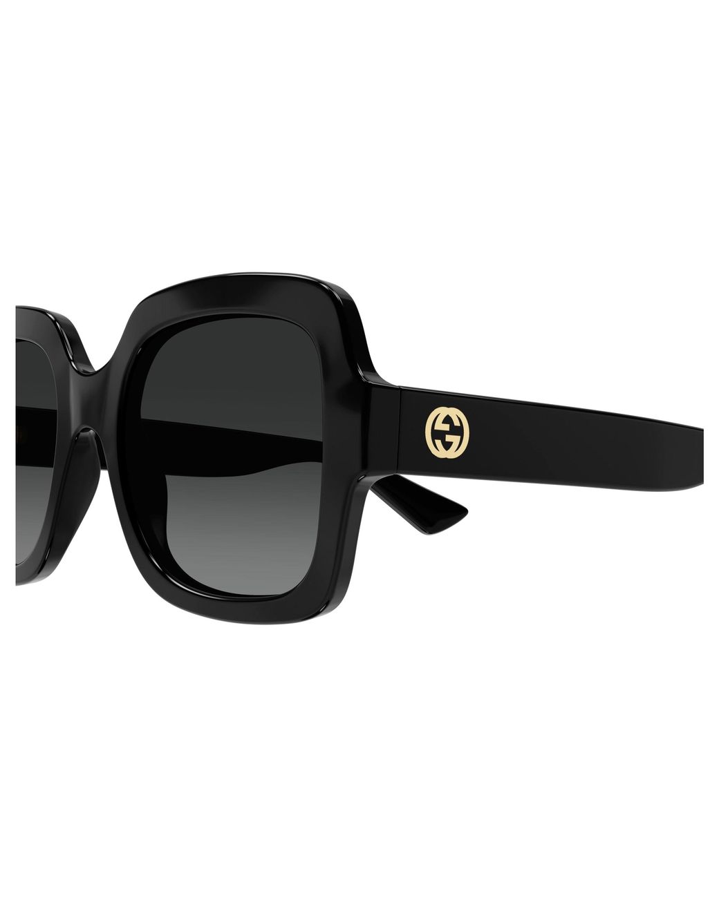 Gucci Black Gg1337S Polarized Square Sunglasses