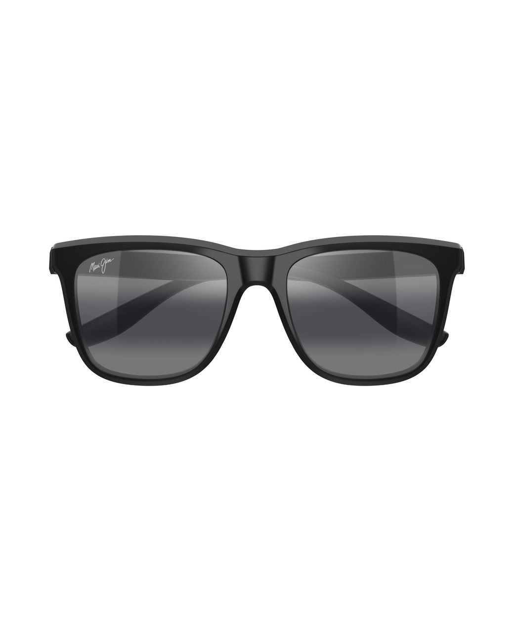 Maui Jim Black Mj0602S 003 Occhiali Da Sole Iniettato Grigio Squadrata