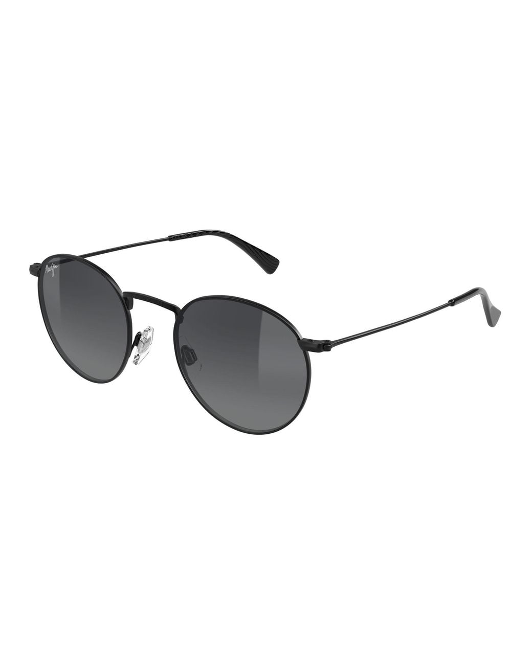 Maui Jim Black Mj0667S 017 Occhiali Da Sole Metallo Grigio Rotonda