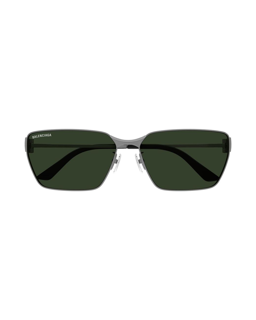 Balenciaga Black Bb0374Sk 002 Sunglasses Metal Squared
