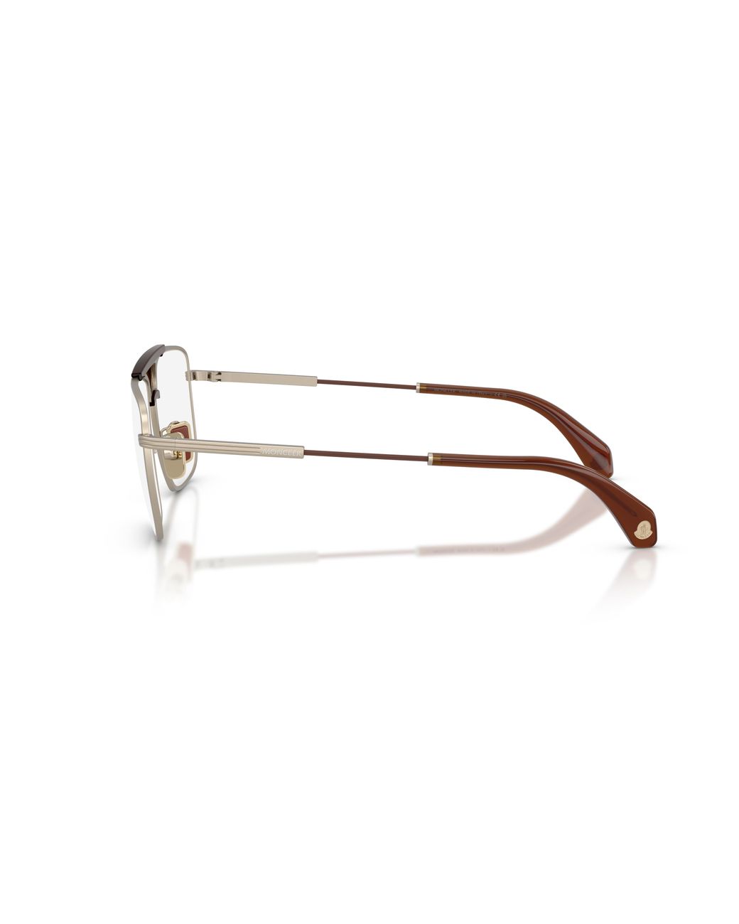 Moncler Black Me1011 1005 Optical Frames Metal Transparent Squared Normal