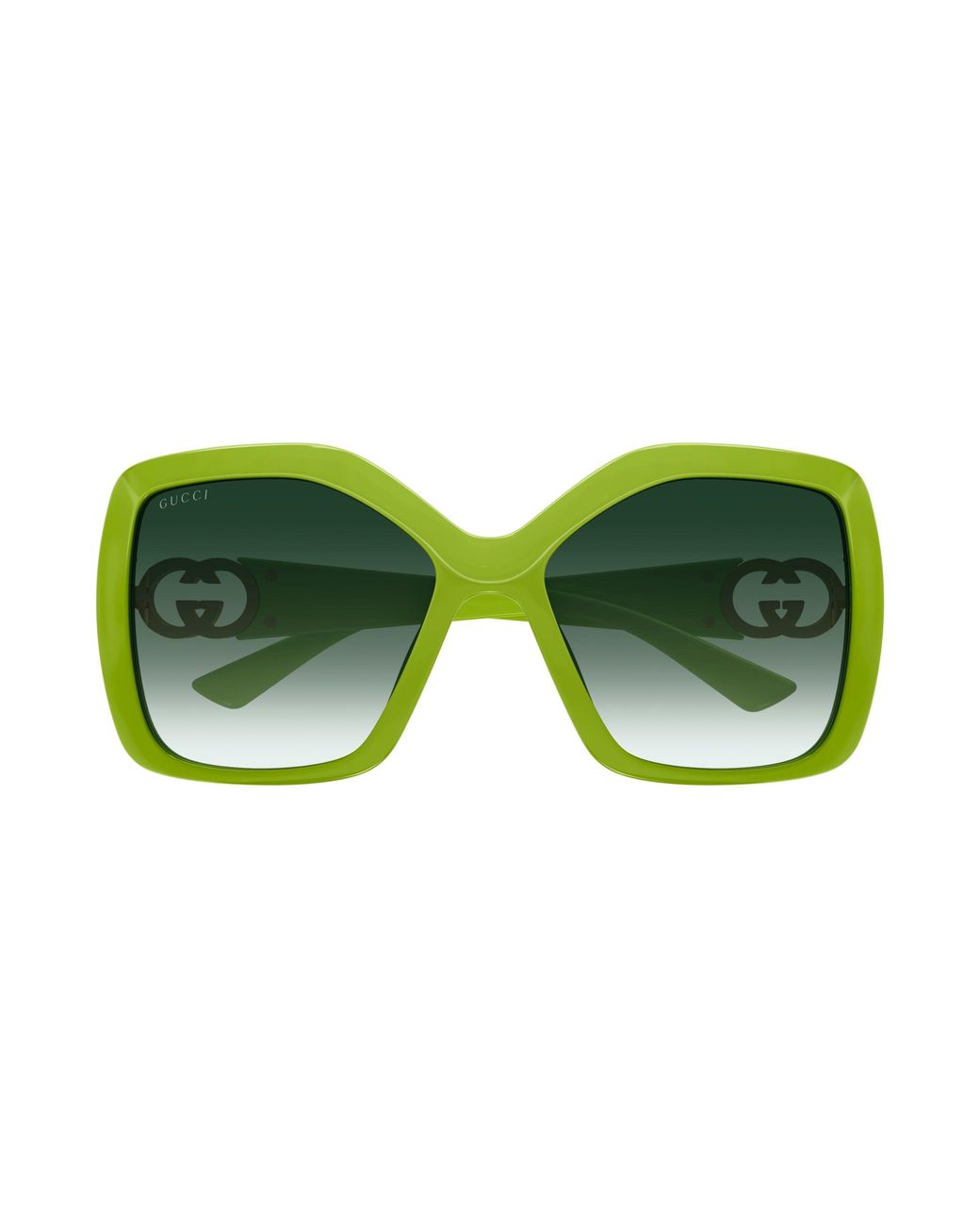 Gucci Green Gg2015S 004 Sunglasses Injected Squared
