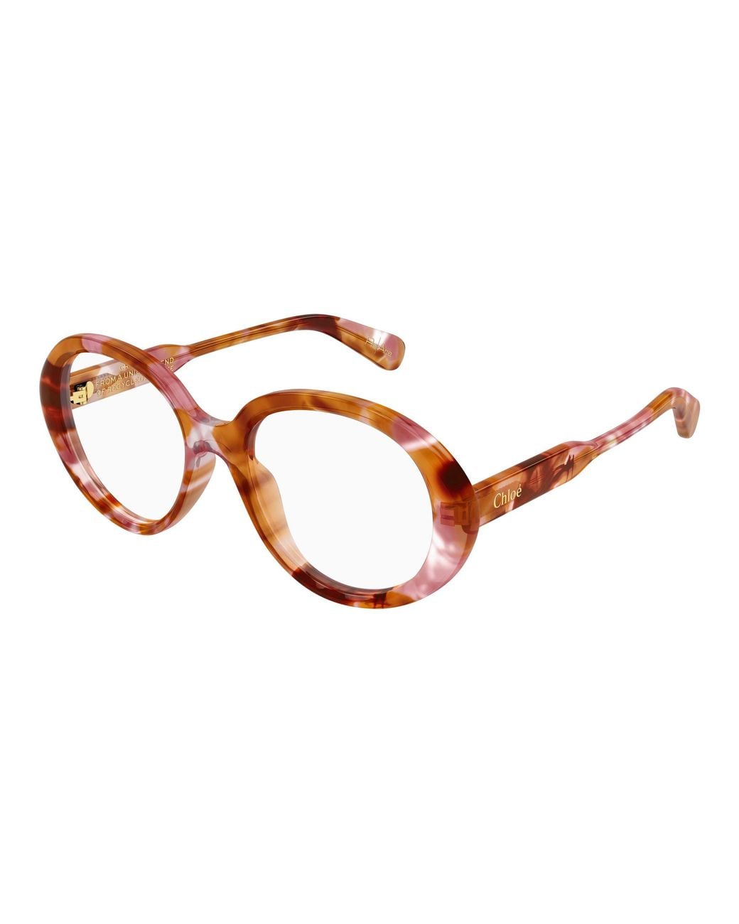 Chloé Black Ch0221O 007 Optical Frames Acetate Transparent Round