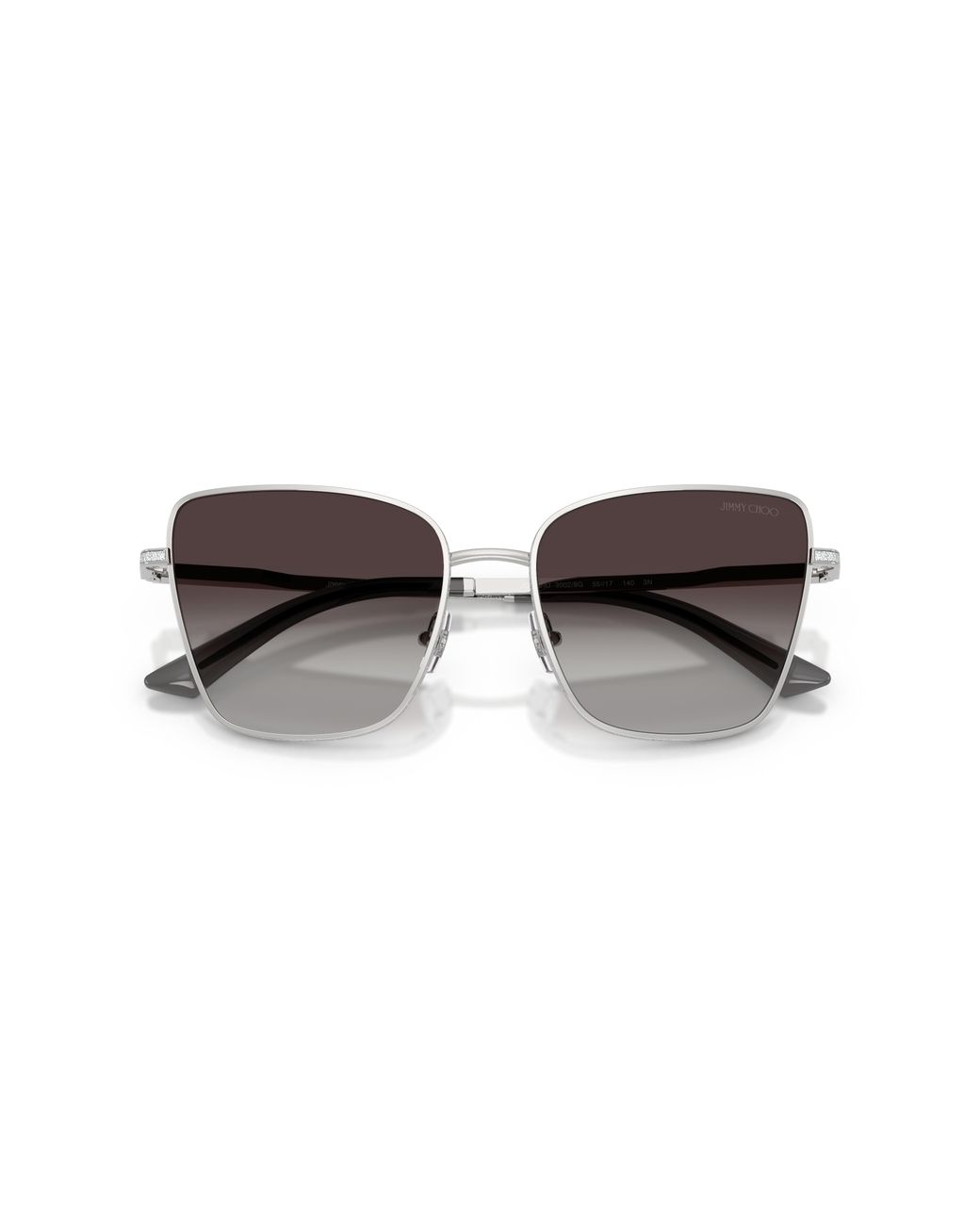 Jimmy Choo Black Jc4023J 30028G Sunglasses Metal Squared Normal Shaded
