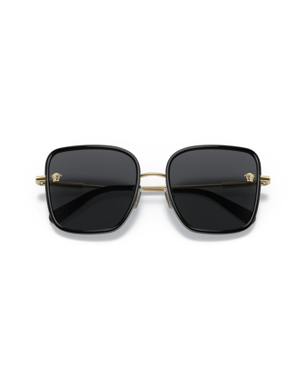 Versace Black Ve2247D 143887 Sunglasses Steel Squared Normal