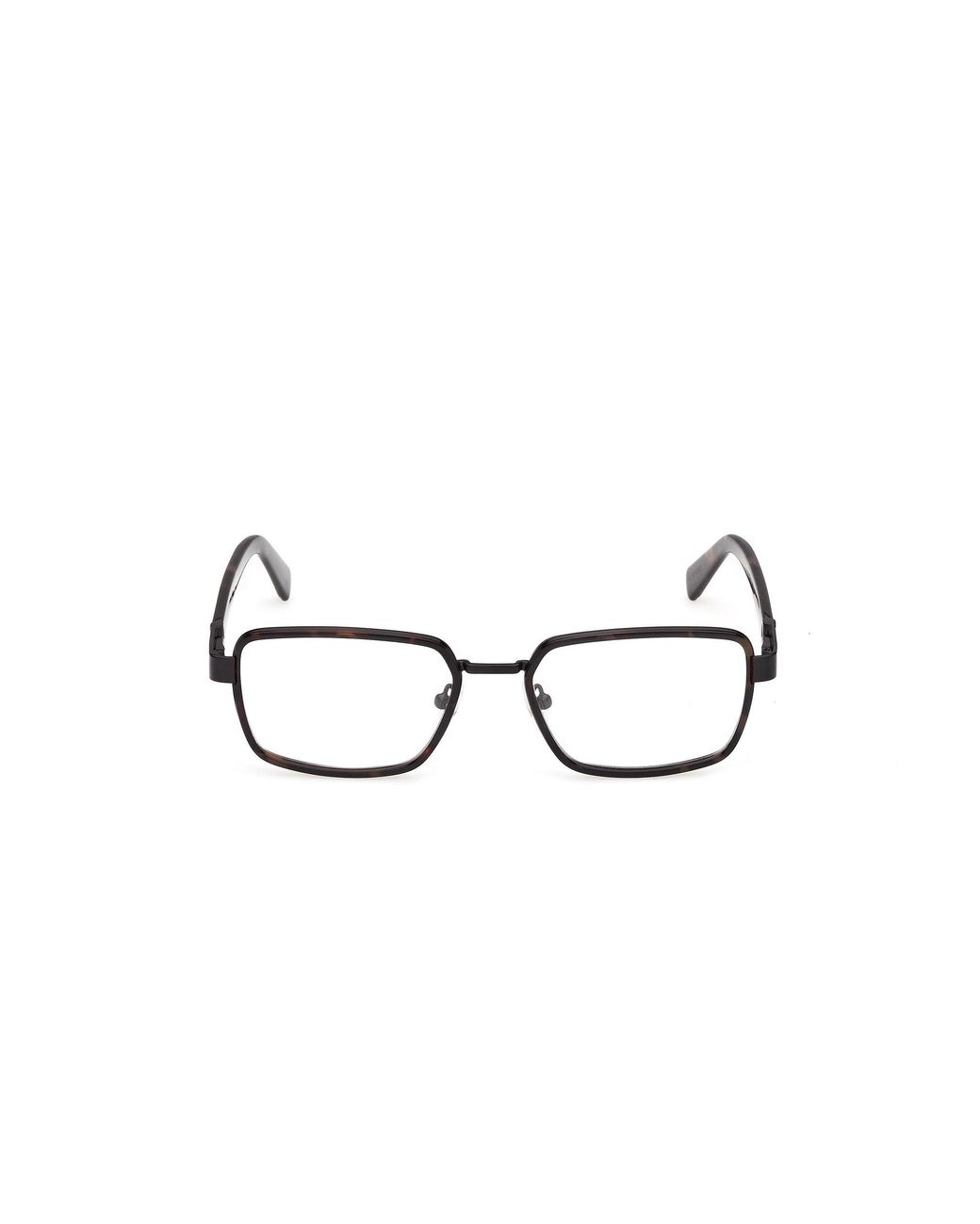 Guess Black Gu50372 052 Optical Frames Metal Squared Normal for men