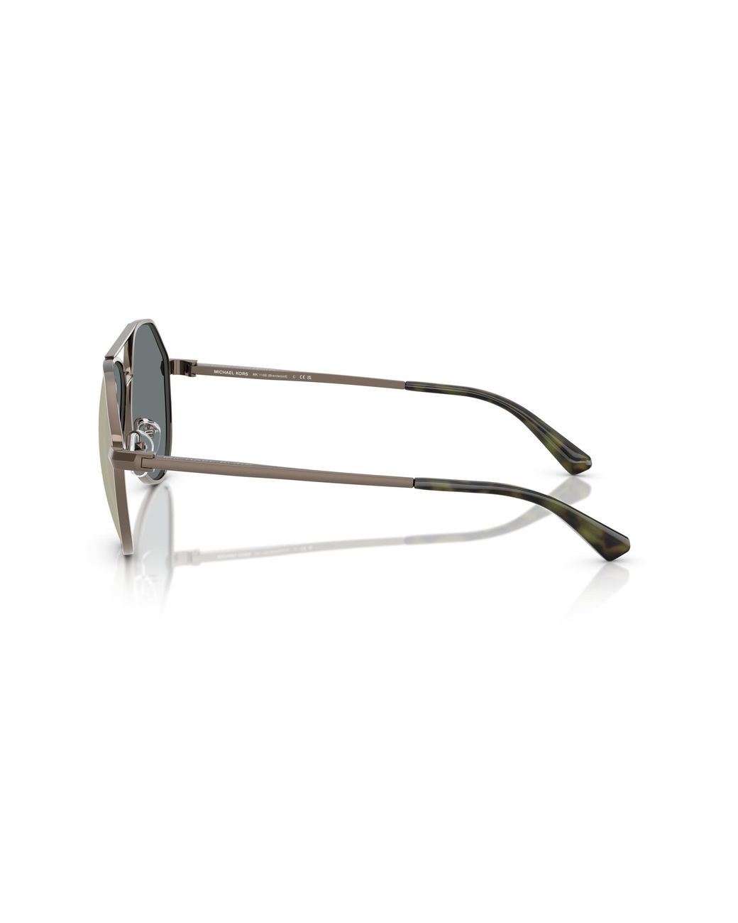 Michael Kors Black Mk1168 Brentwood 10014T Sunglasses Metal Pilot Normal for men